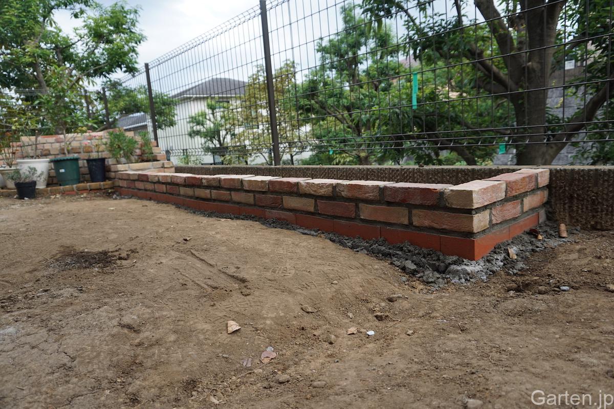 メインテラスの作成過程 Garten